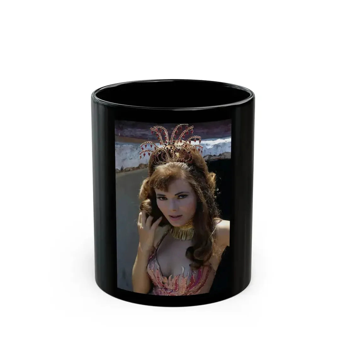 Gila Golan #139 (Vintage Female Icon) Black Coffee Mug 11oz - Go Mug Yourself