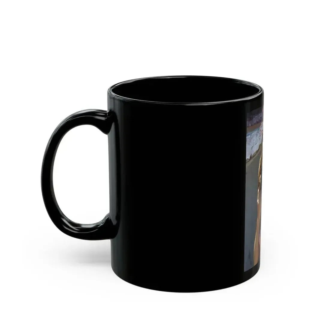 Gila Golan #139 (Vintage Female Icon) Black Coffee Mug - Go Mug Yourself