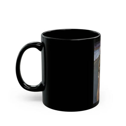 Gila Golan #139 (Vintage Female Icon) Black Coffee Mug - Go Mug Yourself
