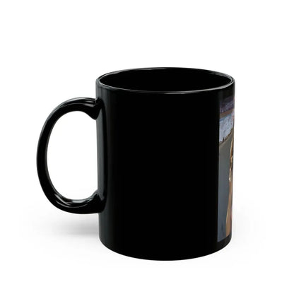 Gila Golan #139 (Vintage Female Icon) Black Coffee Mug - Go Mug Yourself