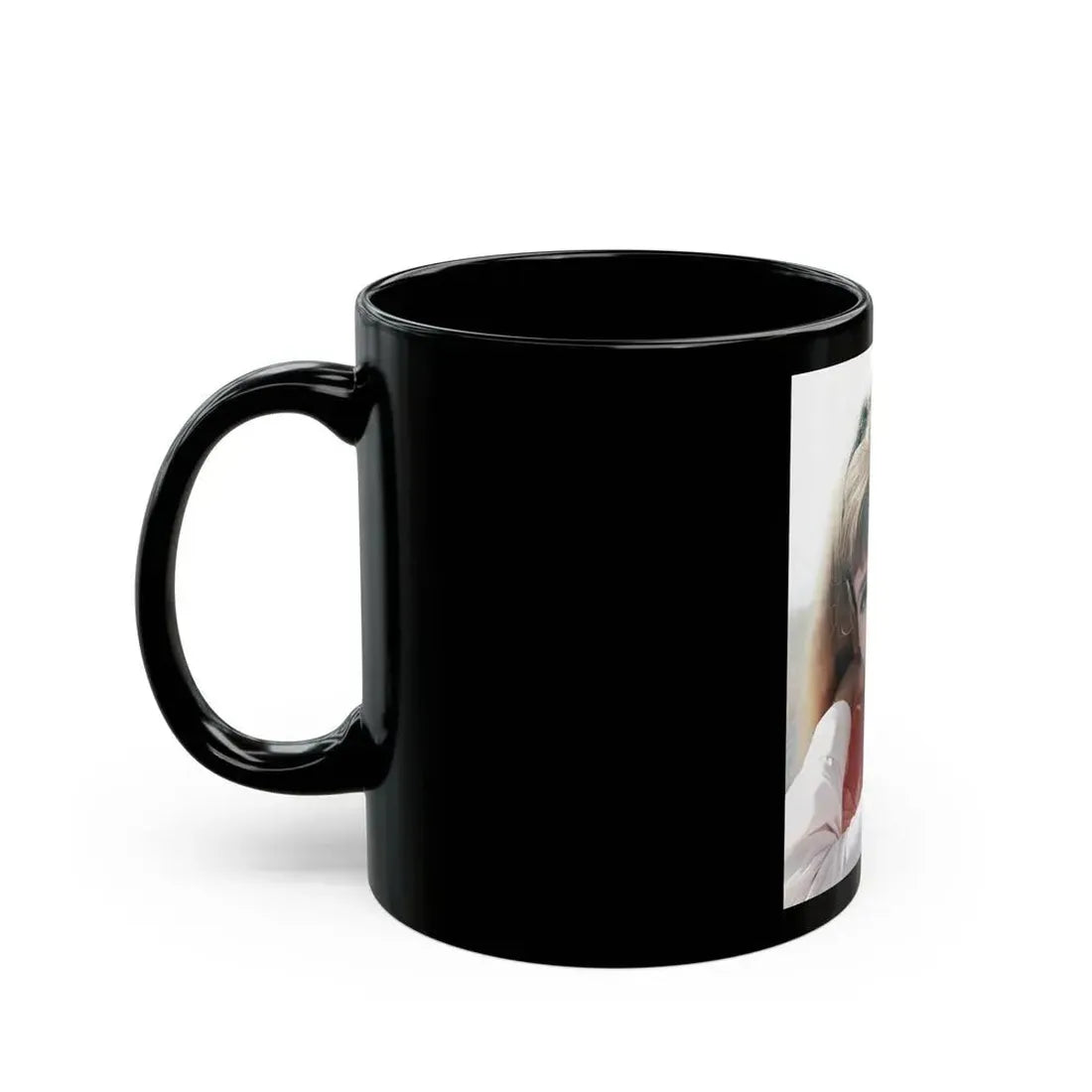 Gila Golan #140 (Vintage Female Icon) Black Coffee Mug - Go Mug Yourself