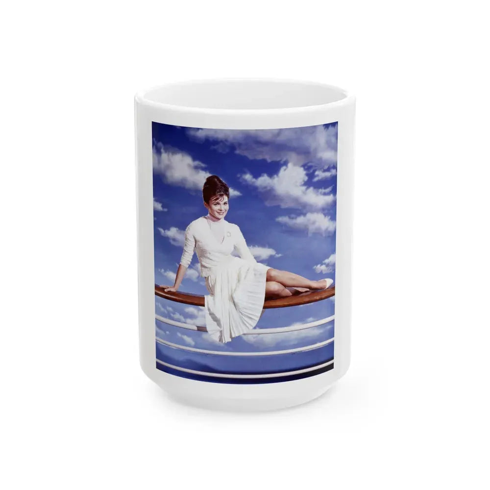 Gila Golan #141 (Vintage Female Icon) White Coffee Mug 15oz - Go Mug Yourself