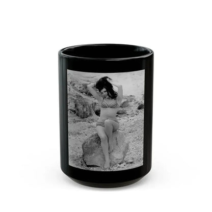 Gila Golan #142 (Vintage Female Icon) Black Coffee Mug 15oz - Go Mug Yourself
