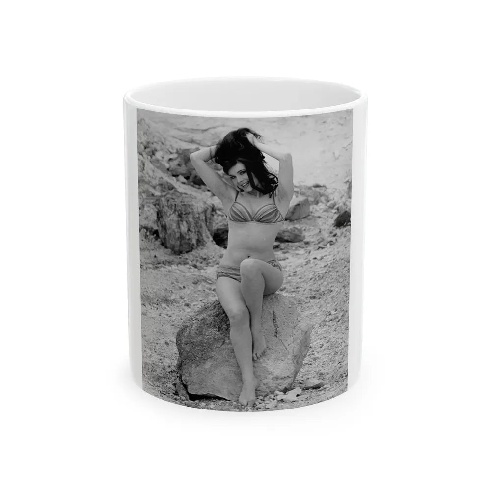 Gila Golan #142 (Vintage Female Icon) White Coffee Mug-11oz-Go Mug Yourself