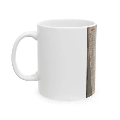 Gila Golan #153 - Photoplay Mag. July 1966 - 1 B&W Photo & Article Continued about Gila (Vintage Female Icon) White Coffee Mug - Go Mug Yourself