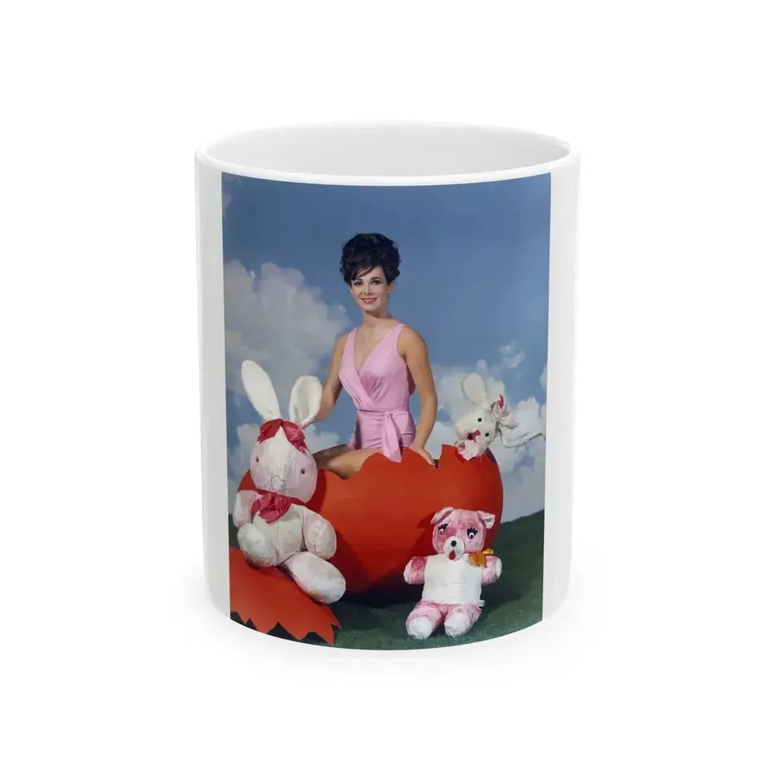 Gila Golan #16 (Vintage Female Icon) White Coffee Mug 11oz - Go Mug Yourself