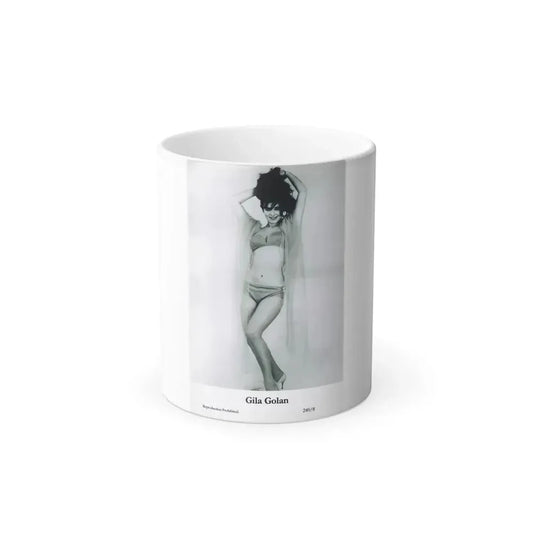 Gila Golan #163 - (Vintage Female Icon) Color Changing Mug 11oz 11oz - Go Mug Yourself