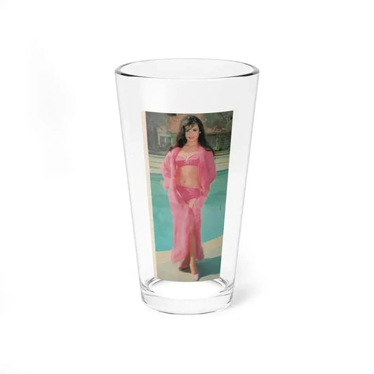 Gila Golan #164 - 7x10 Japanese Color Pin-Up Photo 1966 from Mag. Page (Vintage Female Icon) Pint Glass 16oz 16oz - Go Mug Yourself