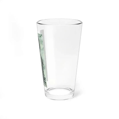 Gila Golan #168 - Tempo Italian Mag. 1967 - 1 Page 2 B&W Photos but cropped to 1 1 (Vintage Female Icon) Pint Glass 16oz - Go Mug Yourself