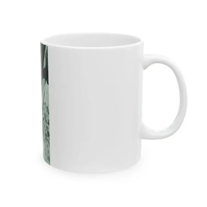 Gila Golan #168 - Tempo Italian Mag. 1967 - 1 Page 2 B&W Photos but cropped to 1 (Vintage Female Icon) White Coffee Mug - Go Mug Yourself