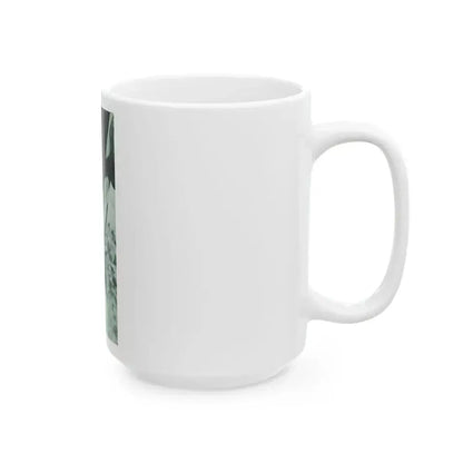 Gila Golan #168 - Tempo Italian Mag. 1967 - 1 Page 2 B&W Photos but cropped to 1 (Vintage Female Icon) White Coffee Mug - Go Mug Yourself