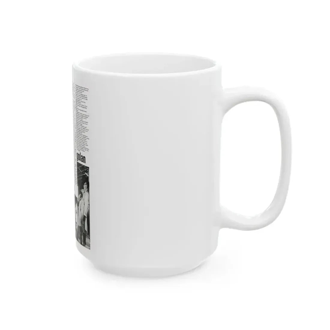 Gila Golan #183 (Vintage Female Icon) White Coffee Mug - Go Mug Yourself