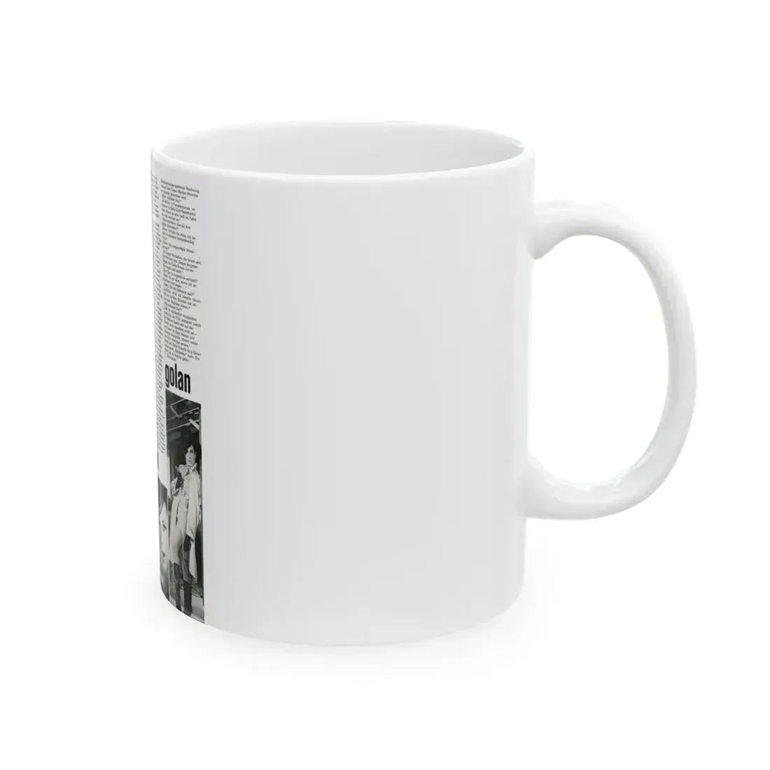 Gila Golan #183 (Vintage Female Icon) White Coffee Mug - Go Mug Yourself