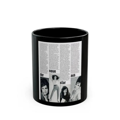 Gila Golan #184 (Vintage Female Icon) Black Coffee Mug 11oz - Go Mug Yourself