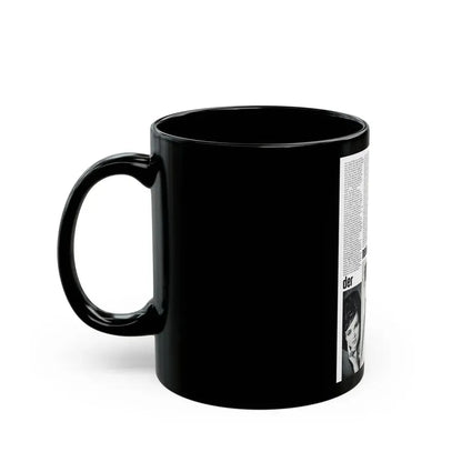 Gila Golan #184 (Vintage Female Icon) Black Coffee Mug - Go Mug Yourself