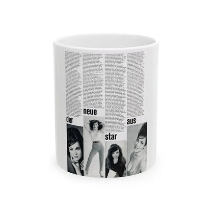 Gila Golan #184 (Vintage Female Icon) White Coffee Mug 11oz - Go Mug Yourself