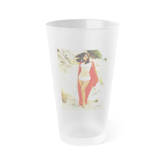 Gila Golan #194 (Vintage Female Icon) Frosted Pint Glass 16oz-16oz-Frosted-Go Mug Yourself