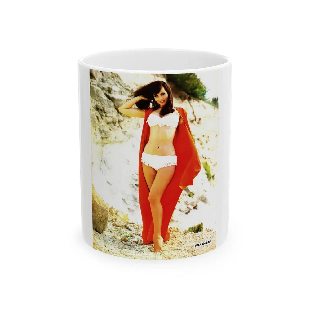 Gila Golan #194 (Vintage Female Icon) White Coffee Mug-11oz-Go Mug Yourself