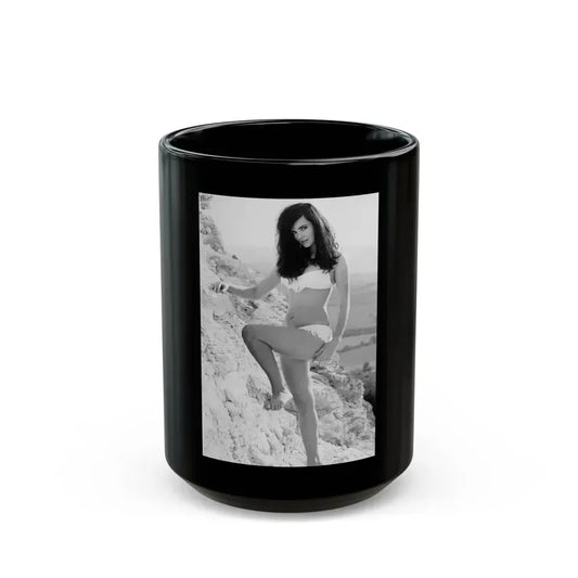 Gila Golan #198 (Vintage Female Icon) Black Coffee Mug 15oz - Go Mug Yourself