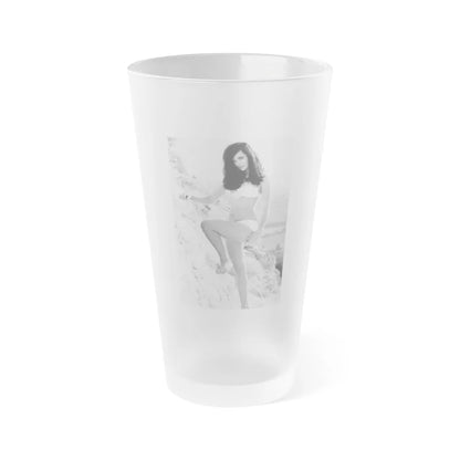 Gila Golan #198 (Vintage Female Icon) Frosted Pint Glass 16oz-16oz-Frosted-Go Mug Yourself