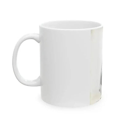 Gila Golan #199 - 8x10 B&W Upper Body Cheesecake Photo from Mid 60's (Vintage Female Icon) White Coffee Mug - Go Mug Yourself