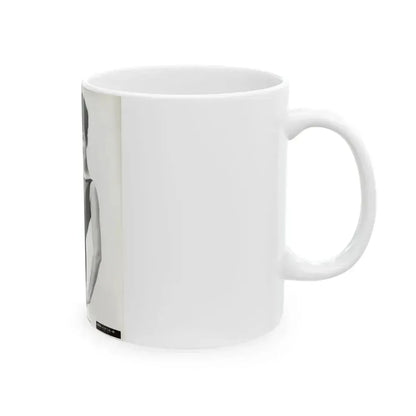 Gila Golan #199 - 8x10 B&W Upper Body Cheesecake Photo from Mid 60's (Vintage Female Icon) White Coffee Mug - Go Mug Yourself