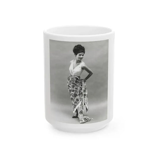 Gila Golan #26 (Vintage Female Icon) White Coffee Mug 15oz - Go Mug Yourself