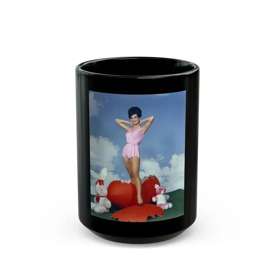 Gila Golan #41 (Vintage Female Icon) Black Coffee Mug 15oz - Go Mug Yourself