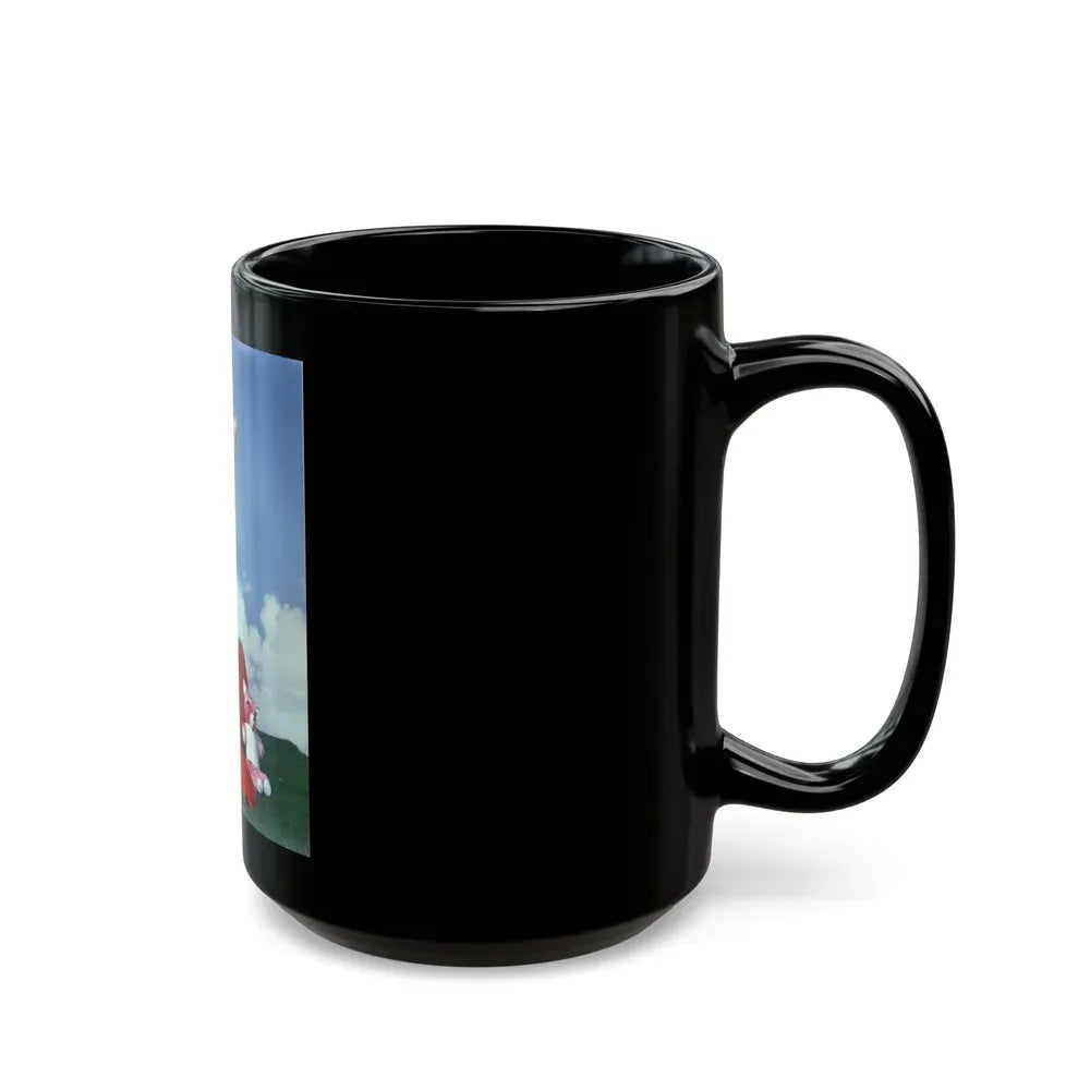 Gila Golan #41 (Vintage Female Icon) Black Coffee Mug - Go Mug Yourself