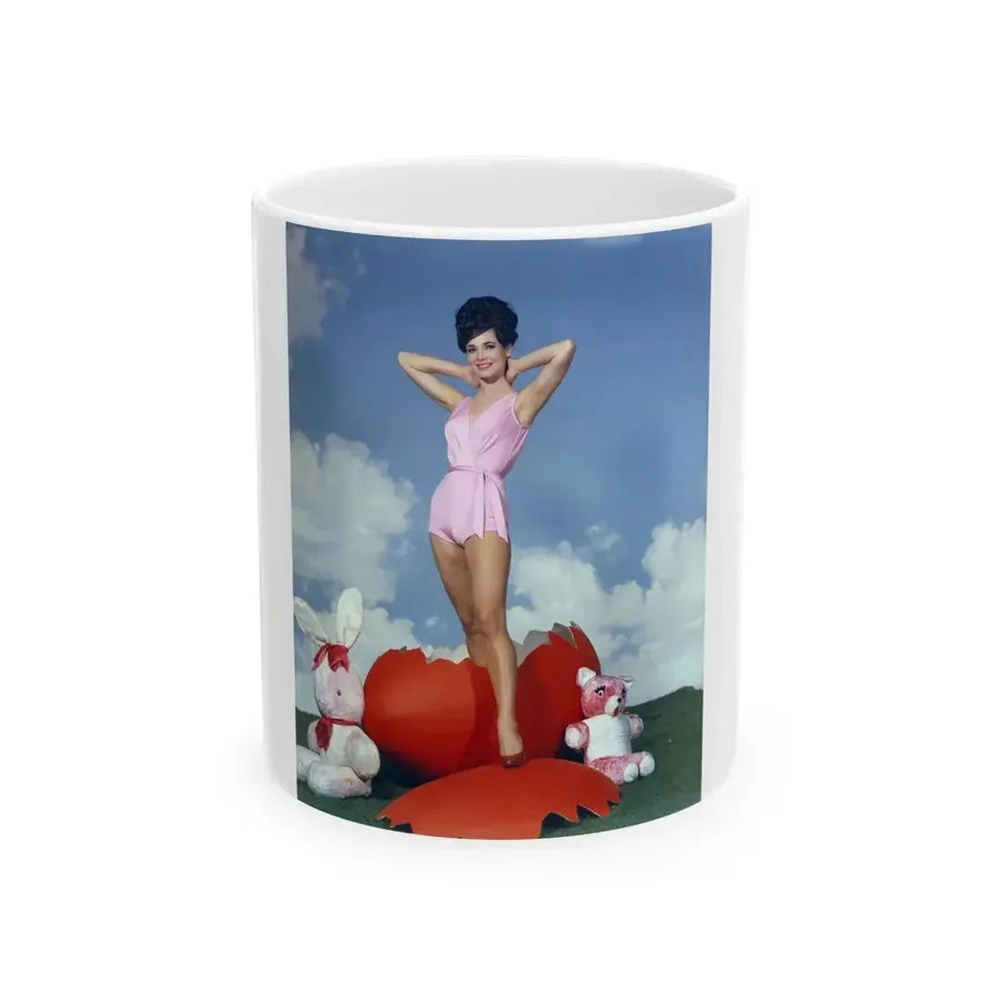 Gila Golan #41 (Vintage Female Icon) White Coffee Mug 11oz - Go Mug Yourself