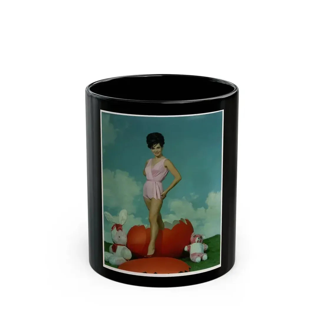 Gila Golan #42 (Vintage Female Icon) Black Coffee Mug 11oz - Go Mug Yourself