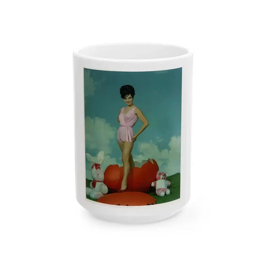 Gila Golan #42 (Vintage Female Icon) White Coffee Mug 15oz - Go Mug Yourself