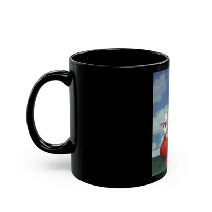 Gila Golan #43 (Vintage Female Icon) Black Coffee Mug - Go Mug Yourself