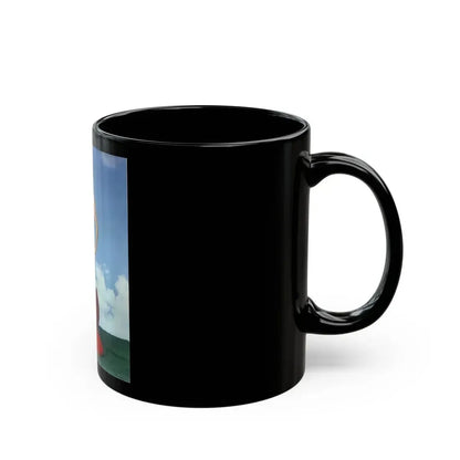 Gila Golan #43 (Vintage Female Icon) Black Coffee Mug - Go Mug Yourself