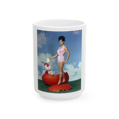 Gila Golan #43 (Vintage Female Icon) White Coffee Mug 15oz - Go Mug Yourself