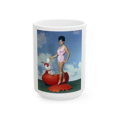 Gila Golan #43 (Vintage Female Icon) White Coffee Mug 15oz - Go Mug Yourself