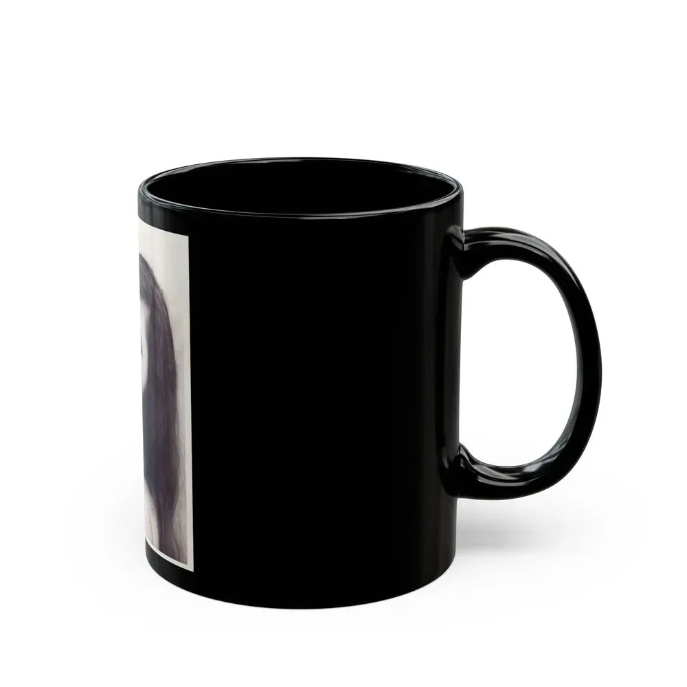 Gila Golan #44 (Vintage Female Icon) Black Coffee Mug - Go Mug Yourself