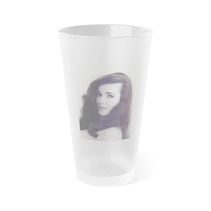 Gila Golan #44 (Vintage Female Icon) Frosted Pint Glass 16oz-16oz-Frosted-Go Mug Yourself