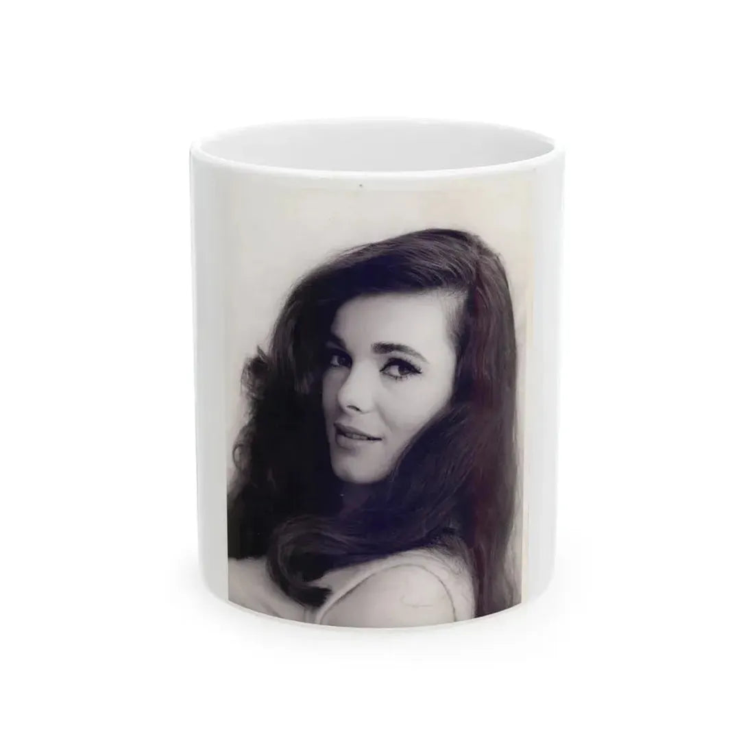 Gila Golan #44 (Vintage Female Icon) White Coffee Mug 11oz - Go Mug Yourself