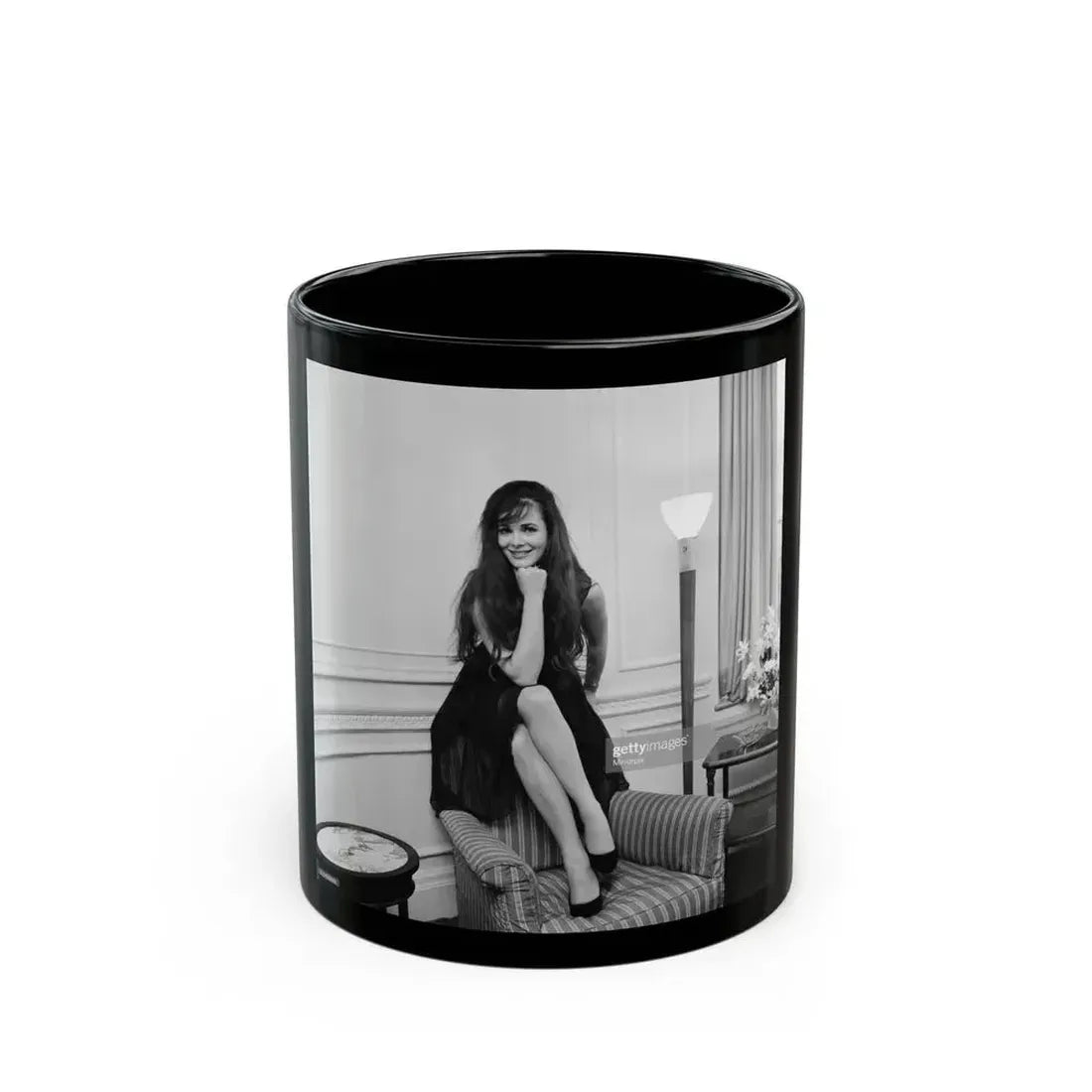 Gila Golan #45 (Vintage Female Icon) Black Coffee Mug 11oz - Go Mug Yourself
