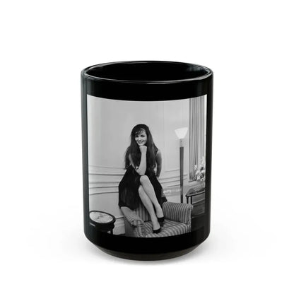 Gila Golan #45 (Vintage Female Icon) Black Coffee Mug 15oz - Go Mug Yourself