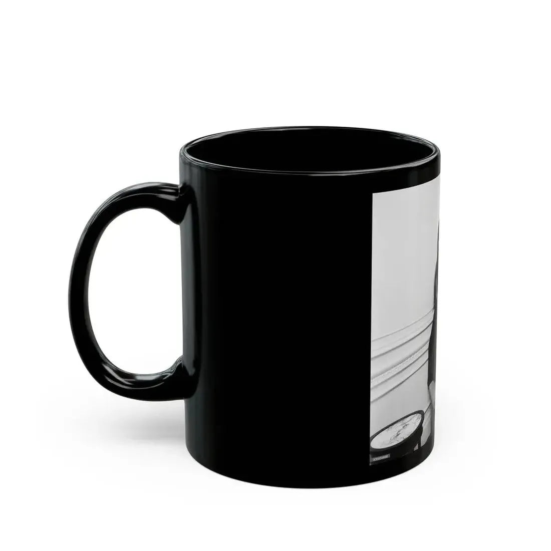 Gila Golan #45 (Vintage Female Icon) Black Coffee Mug - Go Mug Yourself