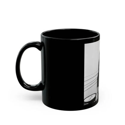 Gila Golan #45 (Vintage Female Icon) Black Coffee Mug - Go Mug Yourself