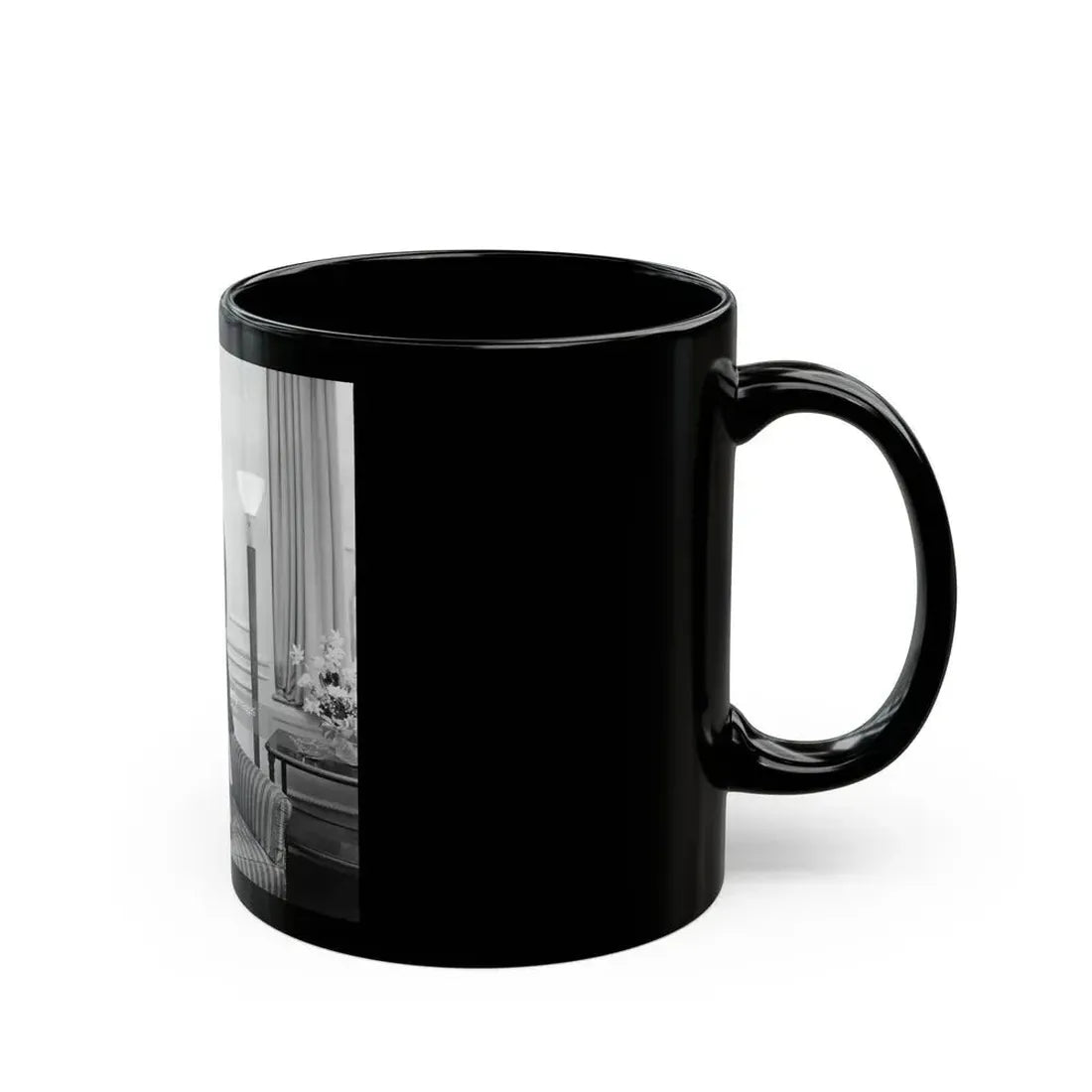 Gila Golan #45 (Vintage Female Icon) Black Coffee Mug - Go Mug Yourself