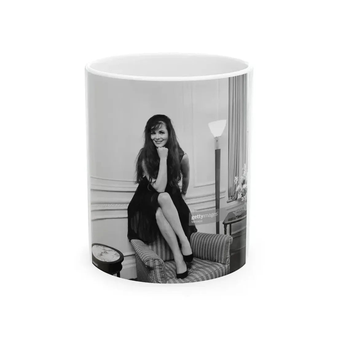 Gila Golan #45 (Vintage Female Icon) White Coffee Mug 11oz - Go Mug Yourself