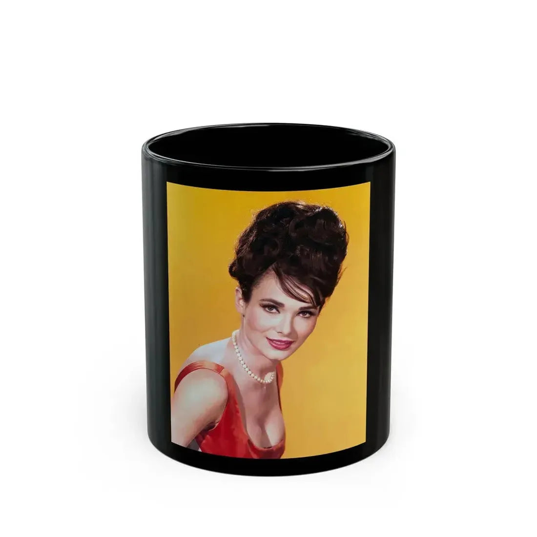 Gila Golan #47 (Vintage Female Icon) Black Coffee Mug 11oz - Go Mug Yourself