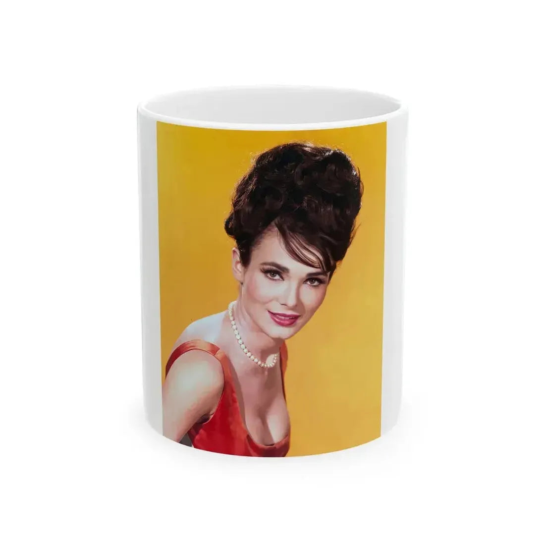 Gila Golan #47 (Vintage Female Icon) White Coffee Mug 11oz - Go Mug Yourself