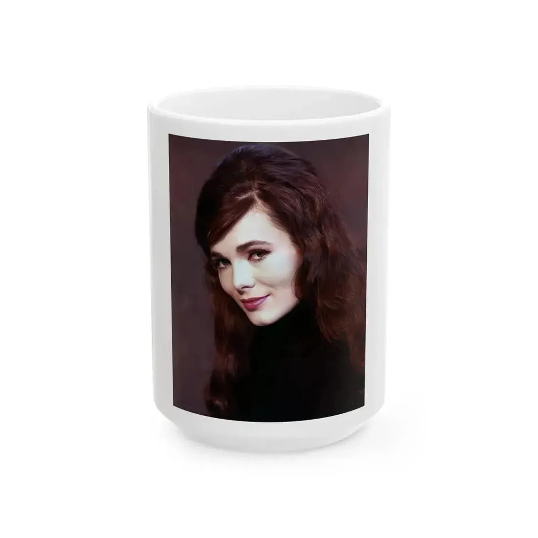 Gila Golan #53 (Vintage Female Icon) White Coffee Mug 15oz - Go Mug Yourself