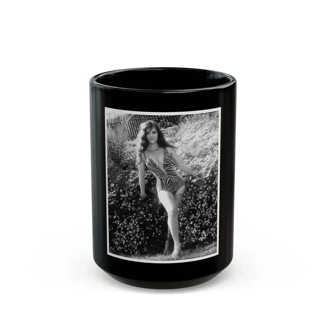 Gila Golan #62 (Vintage Female Icon) Black Coffee Mug 15oz - Go Mug Yourself
