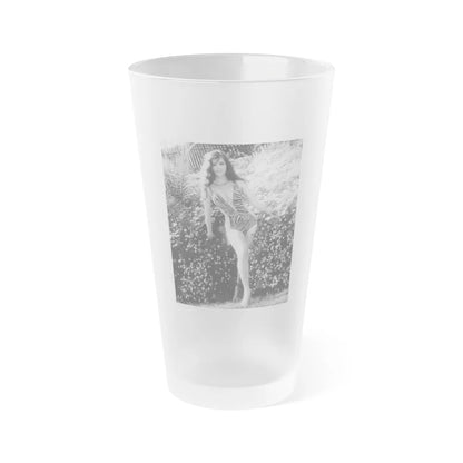 Gila Golan #62 (Vintage Female Icon) Frosted Pint Glass 16oz-16oz-Frosted-Go Mug Yourself